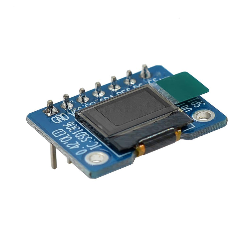 HiLetgo 2pcs 0.42" SSD1306 72 * 40 SPI OLED Display Module 0.42 Inch 72x40 OLED LCD Display Screen Module White 3.3V (SPI)