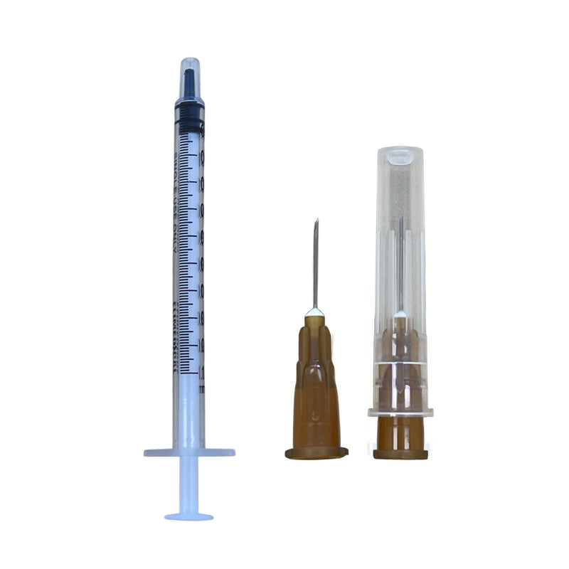 Elimedical Veterinary Syringe Luer Slip 1cc (1ml) TB, 26G x 3/8 inch (9mm), Individually Sealed, 100 per box, 01TB2609