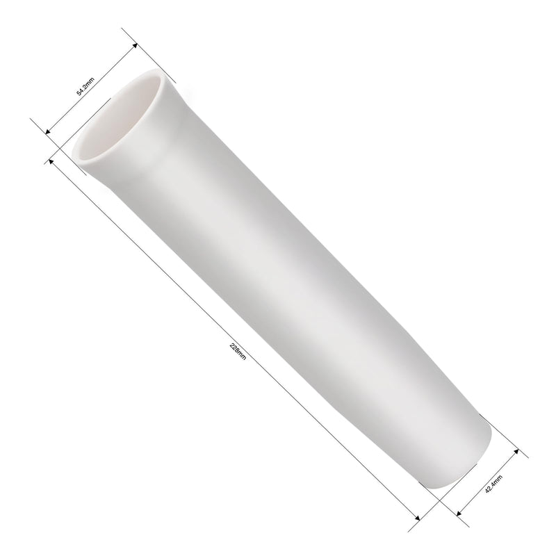 3x 1-5/8 inch Flared White Vinyl Inserts for Fishing Rod Holder, 9 Inches Length Suitable for Ships, Boats, Marines 3PCS