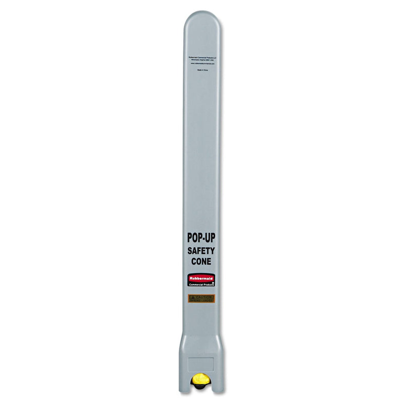 Rubbermaid Commercial Products Multilingual "Wet Floor" Pop-Up Floor Cone, 20-Inch, Yellow, Warning Sign for Grocery Stores/Office/Restaurant/Malls Pop-Up Cones 20 IN