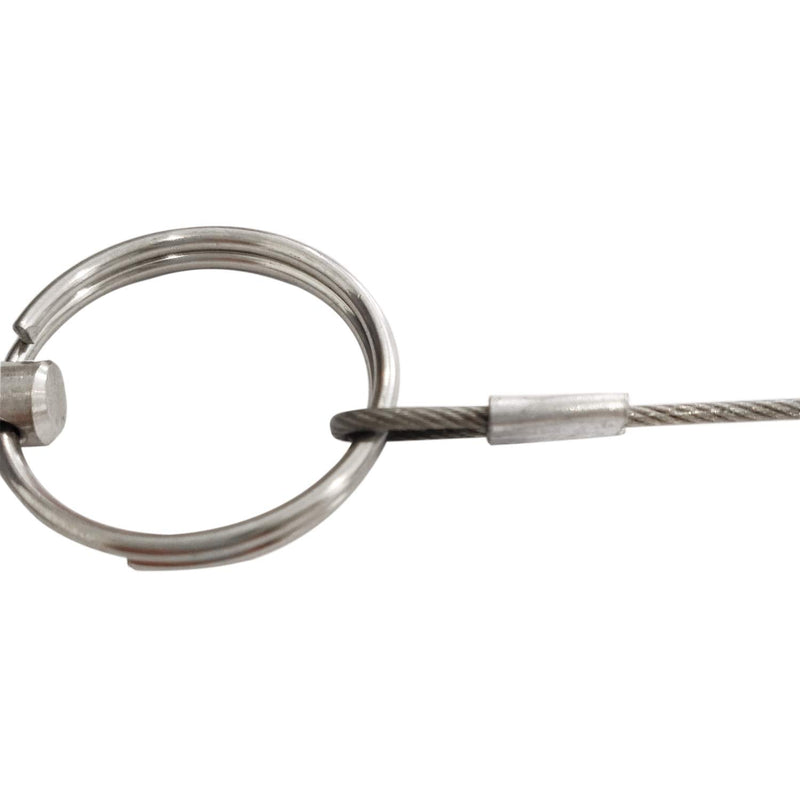 NRC&XRC Full 316 Stainless Steel Bimini Top Ball Pin with Lanyard Dia 3/16", Length 2.5", Usable Length 2", Bimini Top Pin, Marine HardwareBimini Top Pin, Marine Hardware 4 Pack 4PCS
