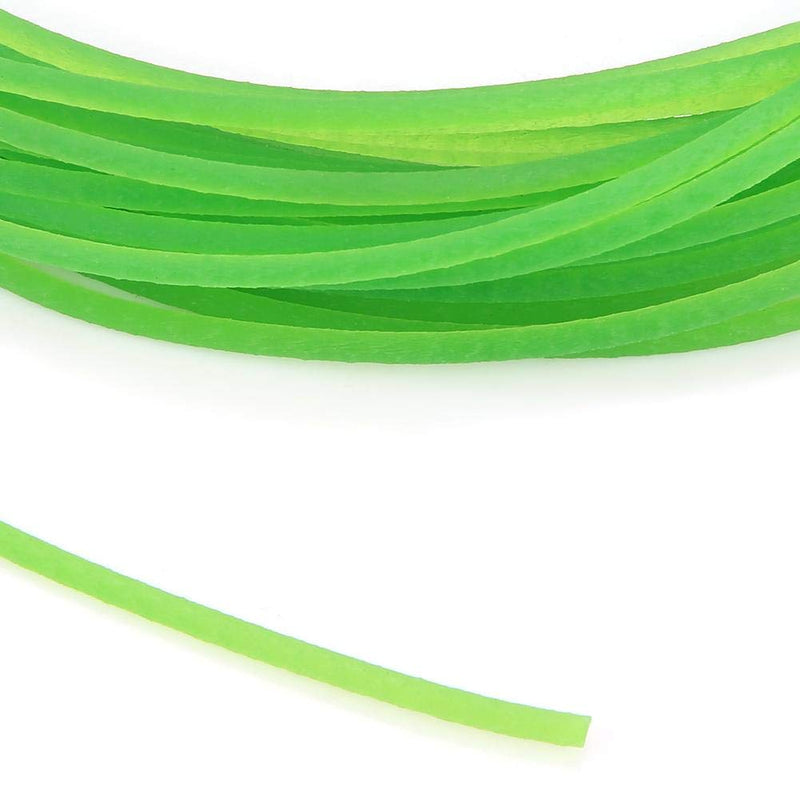 High-Performance Polyurethane Belt Green Rough PU Polyurethane Round Belt for Drive (2mm×10m)