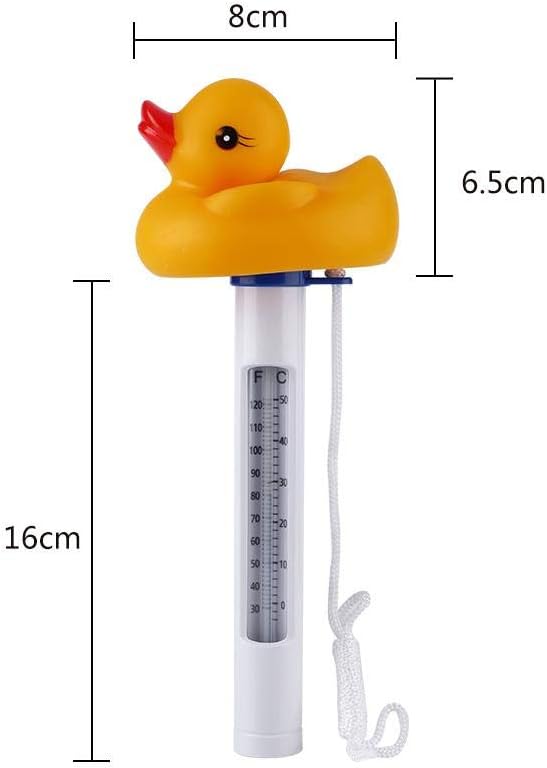 Water Thermometer, Floating Water Thermometer, Pool Water Thermometer, Shatter Resistant, Waterproof, Easy to Use, Lightweight, Quick Measurement, For Pools, Hot Springs, Fish, Baths, Mini Water Temperature - NewNest Australia