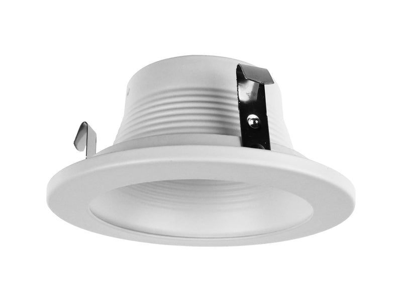 NICOR Lighting 4 inch White Recessed Baffle Trim for MR16 Bulb (14002)
