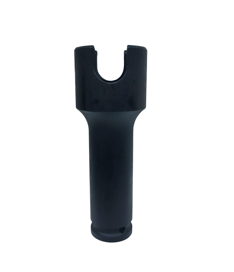 1/2-Inch Drive Multi-Purpose Lineman Deep Socket, Fits 1 inch 4-point Square Nuts, with 3/4 inch Slot for Eye Bolts, J-hooks, Hot-line Clamps, and Grounding Clamps