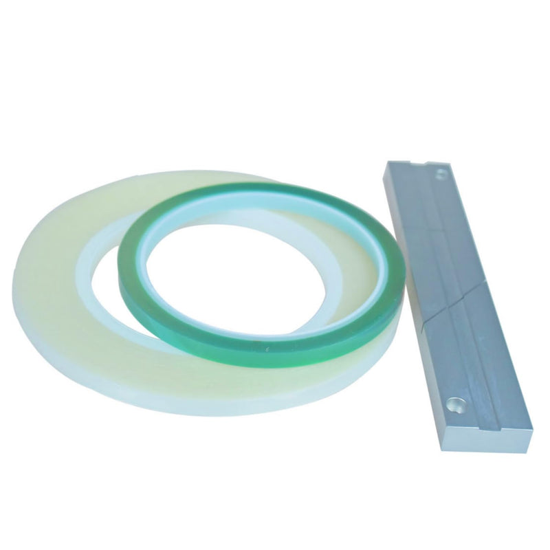 Tape Splicing Block Set 1/4 10 Inch Professional with Leader Tapes for Revoxsonido 1/4 10 Inch Open Reel to Reel Tape Media