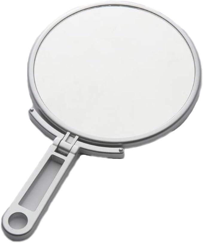 Azumaya Hand Mirror with Magnifying Glass ACH-8740SV - NewNest Australia