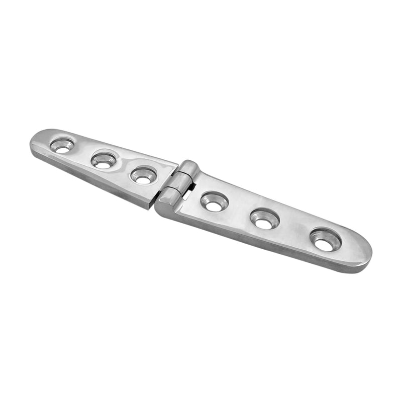 Pair of SS 316 Marine Grade Heavy Duty 4in x 1in /6inx1inCasting Strap Door Cabin Hinge for Boat & AUTO 6in(pair)