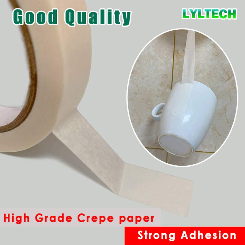 Freezer Tape 3 Rolls, Removable Labels,Writable Surface,Easy to Tear, Working Between -40℉ to 150℉ Temperature, 3/4 in x 11 yd