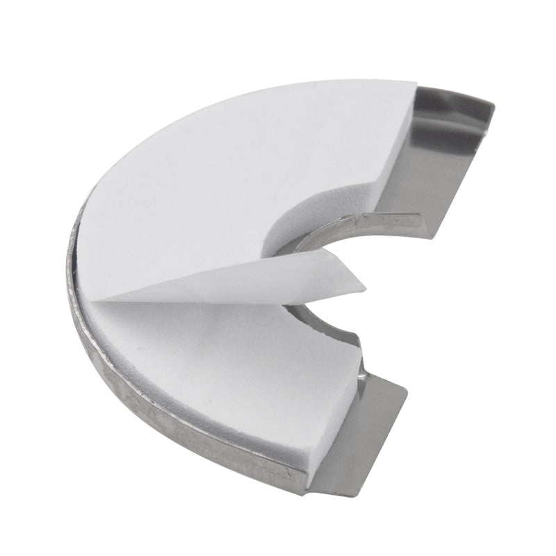 4Pcs 304 Stainless Steel Wall Split Flange Round Escutcheon Plate Cover for Various Pipes (22mm/087in) 22mm/087in