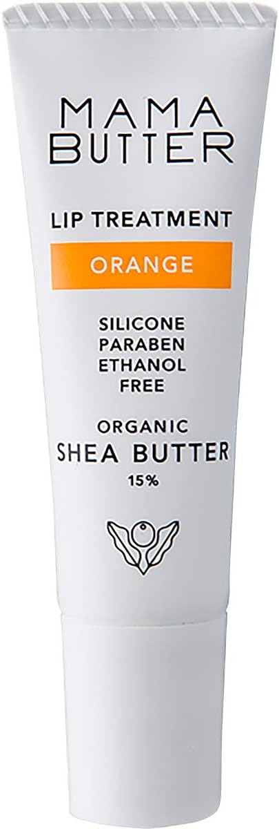 MAMA BUTTER Lip Treatment (Orange), Shea Butter Blend, Highly Moisturizing, 0.3 oz (8 g) - NewNest Australia
