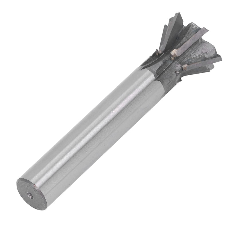 Dovetail Cutter 30mm 60 Degree Dovetail Cutter 6 Flute Carbide Slotting Milling Cutter Metalworking End Mill with Straight Shank 30mm / 1.2in
