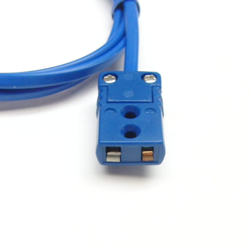 T-Type Thermocouple Extension Cable Wire with Miniature Mini Thermocouple Connectors 9 ft (= 3 Yard) Long