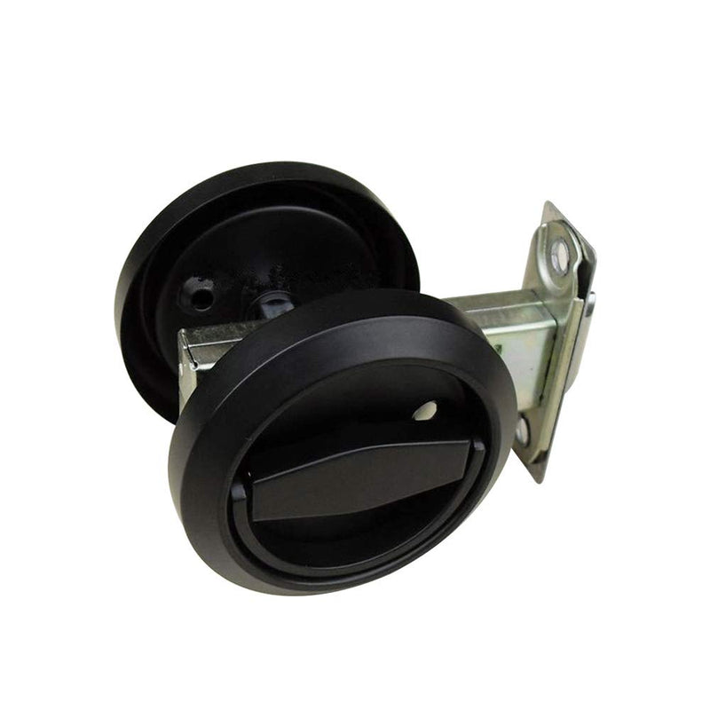 304 Stainless Steel Furniture Locks Hidden Recessed Cup Door Handles Lock Lockers Without Keys (Black) Black