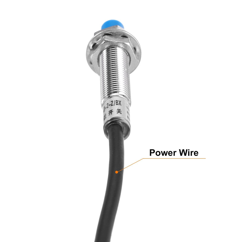 MECCANIXITY M8 Approach Sensor Inductive Proximity Sensor Switch NO Normally Open NPN 2mm Detection Distance, DC 6-36V LJ8A3-2-Z/BX, 3.9ft, 5Pcs 5
