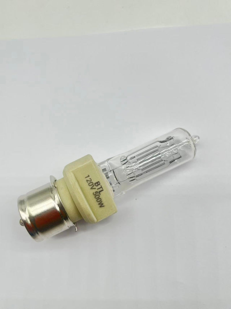 BTL 500W 120V Halogen Bulb T6 Bulb P28s Medium Prefocus Based Stage and Studio Replacement for Marine Searchlights,Fresnel Lights,Clear 2 Count (2 Packs of 1)
