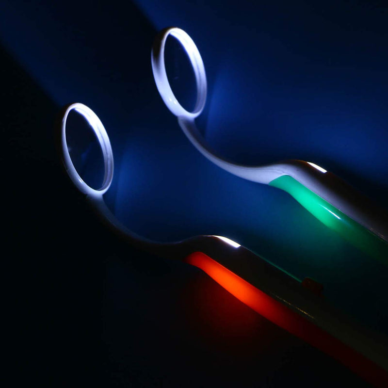 Mirror with Led Light for Teeth Inspection, Anti-Fog Mirror for Oral Care, lighted inspection Tool 5.86 Inch Plastic