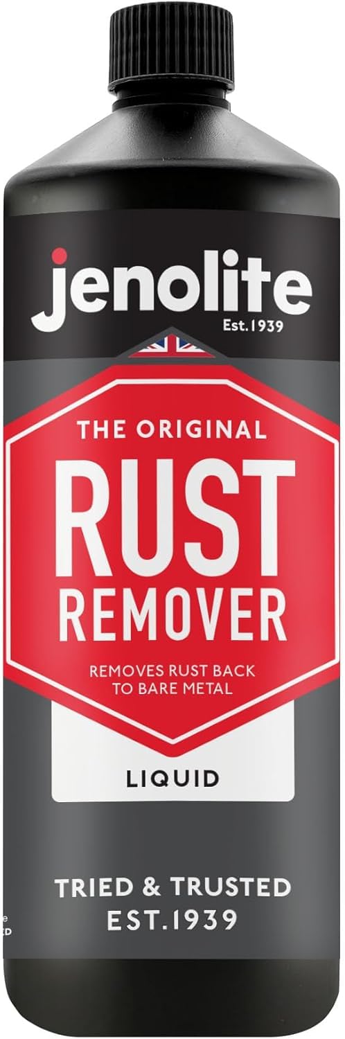 JENOLITE Rust Remover Liquid, Fast Acting Formula, Industrial Strength 1x33.8oz 33.8 Fl Oz (Pack of 1)