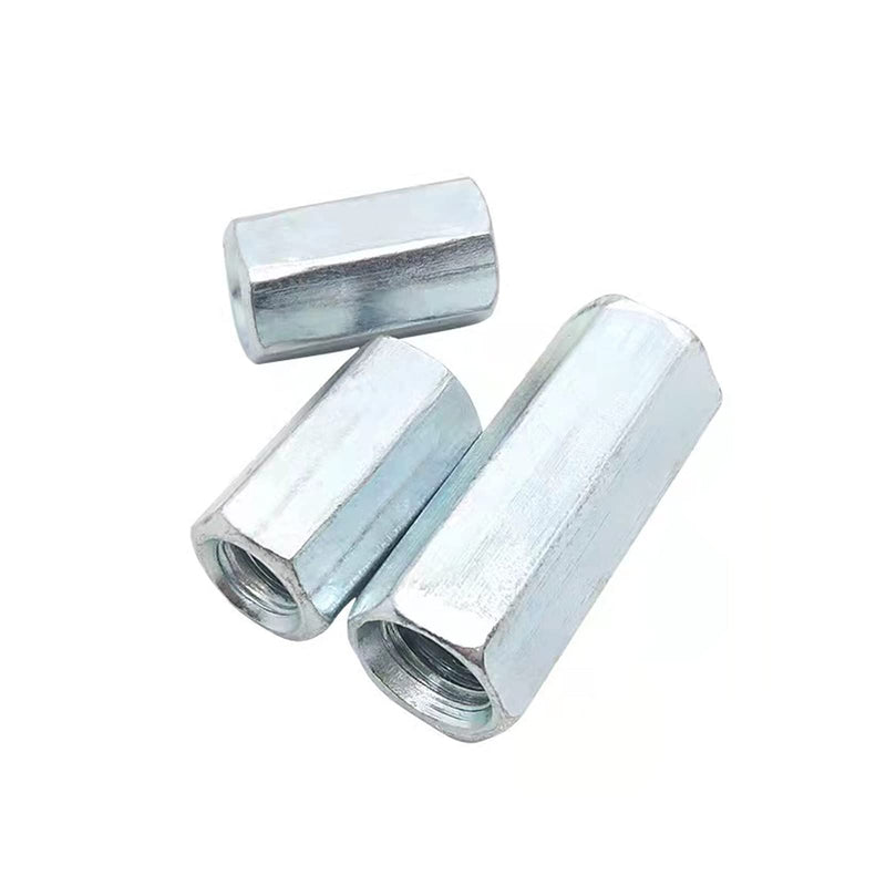 M10 X 1.5 x 32mm Long Rod Metric Hex Coupling Nut, Zinc Plated 5 Pcs M10 X 1.5 x 32mm