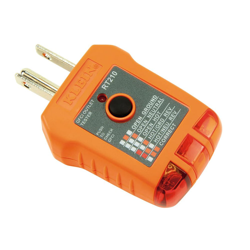 Klein Tools NCVT5KIT Electrical Tester Kit with Dual-Range Non Contact Voltage Tester with Laser Pointer and GFCI Receptacle Tester 2-Piece Kit