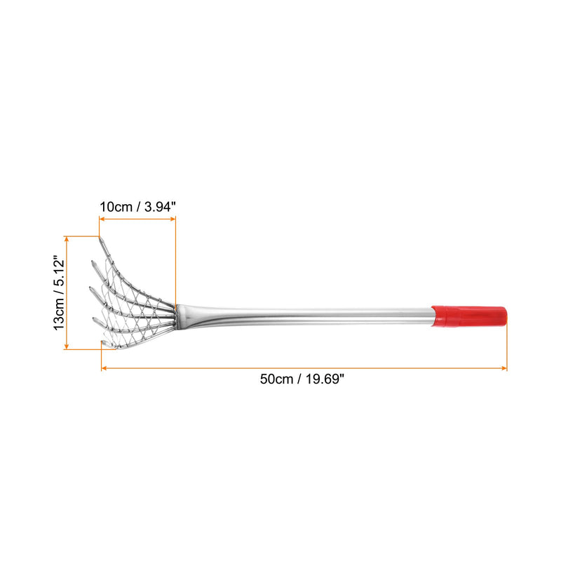 HARFINGTON 2pcs Clam Rake 20" Small Shells Clam Digger Soil Tiller Grass Rake with Ergonomic Handle for Seafood Digging Rake Gardening Cultivating Yard 20"