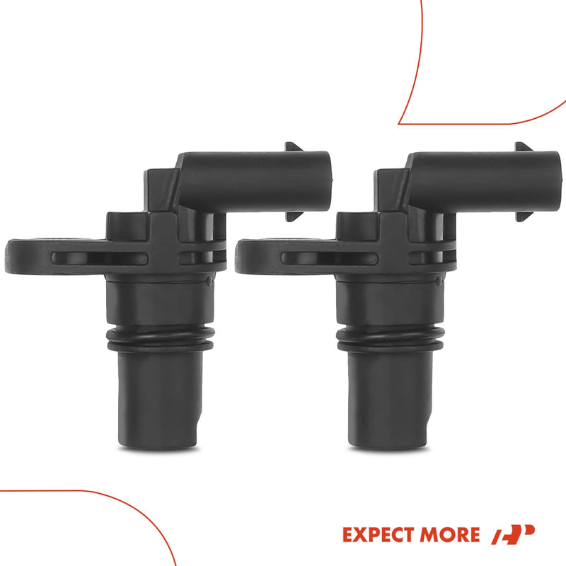 A-Premium 2-PC Engine Camshaft Position Sensor Compatible with Volkswagen Jetta, Passat, Golf City, Tiguan, Beetle, CC, Touareg, Eos, GTI & Audi A4, Q5, Q7, A5, A6, A3, Q3, A7 Quattro, A8 Quattro