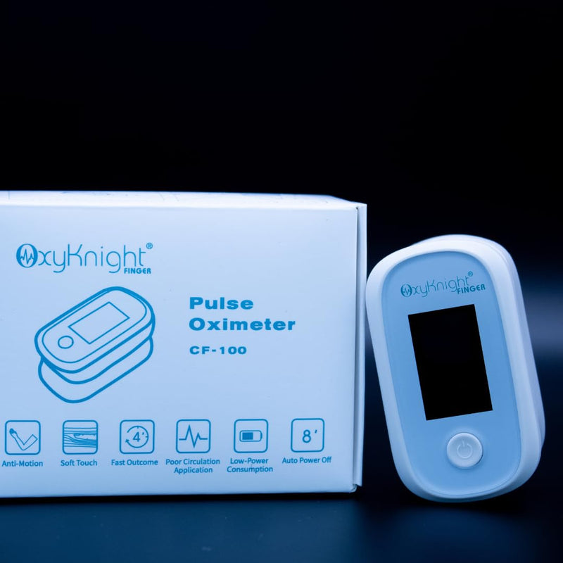 Bluetooth Fingertip Pulse Oximeter - Measures Oxygen Level, Pulse Rate & Respiration Rate - Compatible with Mobile App - Audio Alarm - Battery Life Up to 24hrs of Use