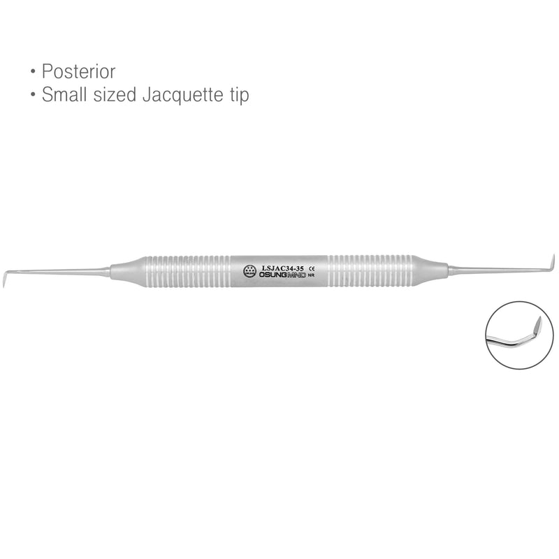 Osung LSJAC34-35 Dental Sickle Scaler, Posterior, Jacquette, JAC 34/35