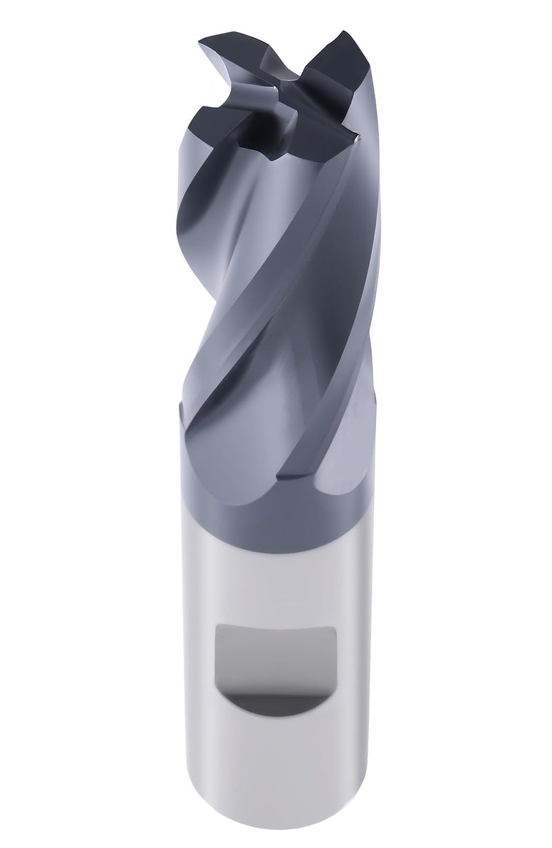 Accusize Industrial Tools 3/4'' by 3/4'' by 1-5/8'' by 3-7/8'' M42 (8% Cobalt) Tialn Finishing End Mill, C.N.C., Center Cutting, 6800-4081 | 3/4" Dia x 3/4" Shank, 1-5/8" Flute Length, 3-7/8" OAL, M42 8% Cobalt, TiAlN Coated, 4 Flute, Center Cutting 3/4"