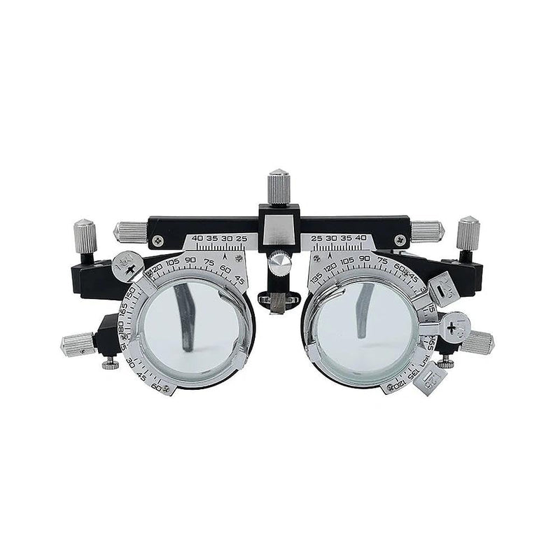 Optical Trial Lens Frame Adjustable Optometry Trial Frame with 360° Rotation & Wide Fit