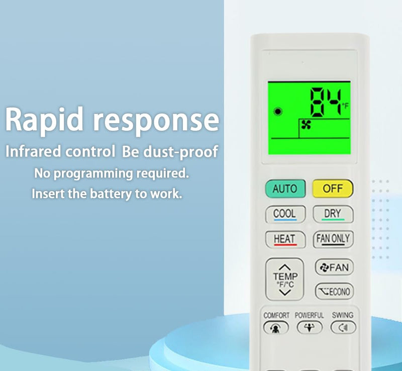 Replacement Remote Control for DAIKIN AC Air Conditioner FTX09NMVJU FTXN09NMVJU RX09NMVJU FTX12NMVJU FTXN12NMVJU FTX15NMVJU FTXN15NMVJU FTX18NMVJU FTXN18NMVJU FTXN24NMVJU FTX24NMVJU