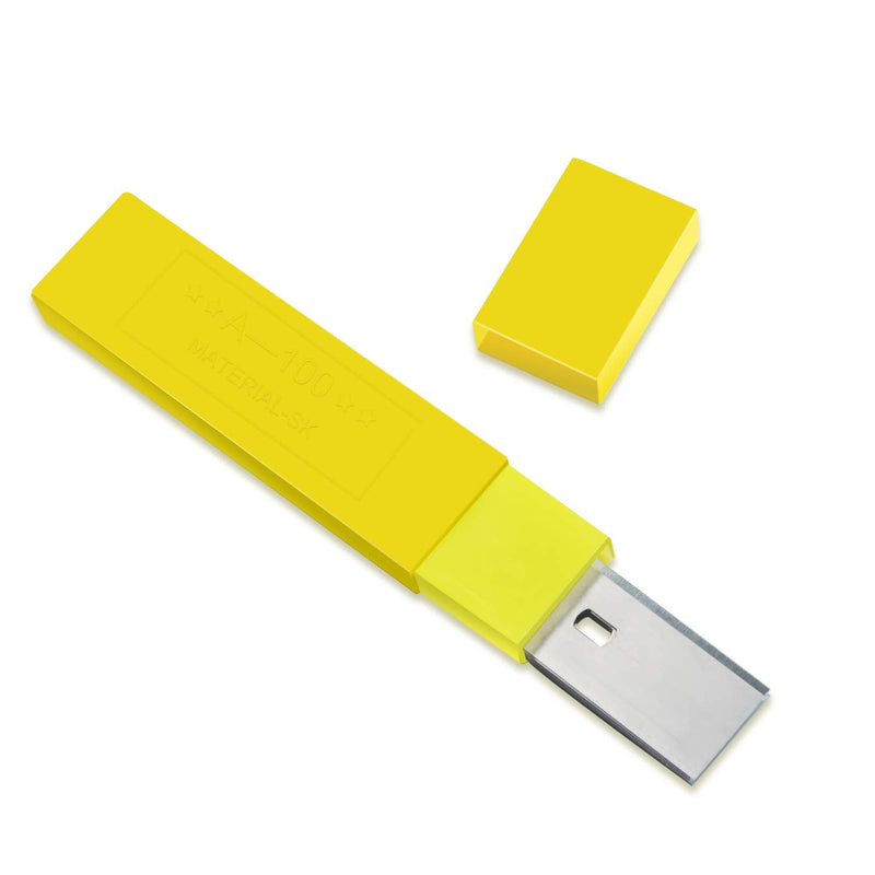 4" Scraper Blades 60 pcs Replacement Stainless Steel Razor Blade for Scraper to Remove Wallpaper Adhesive Vinyls 60 pcs blades