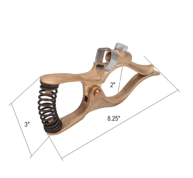 Copper Ground Clamp Compatible with Tweco GC-300 Welding Ground Clamp 300 Amps GC-300