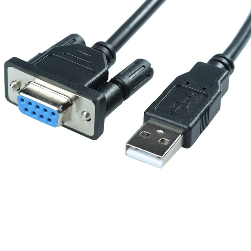 PLC Programming Cable Compatible for Allen Bradley SLC 5/03 5/04 5/05 SLC500 and Micrologix1400, for USB-1747-CP3 Replacement, FTDI Chip, 10 FT