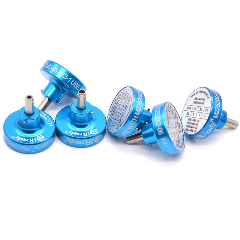 JRready M22520 2 01 series Positioner Kit ST5114 P series positioner and adjustable positioner work with NEW-AS2 NEW-AS2G NEW-W1A MH800 W1Q AS22520 2 01 crimping tool for 20 20D 22M Solid Contacts Blue-adjustable Positioner+7 P Series Positioner