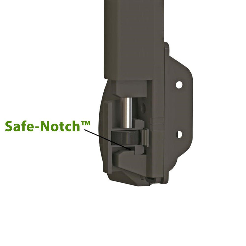 Trident 10 Inch Tall Black Magnetic Pool Child Safety Gate Latch | Keyed Alike | TRIDENT-10-BK-KA