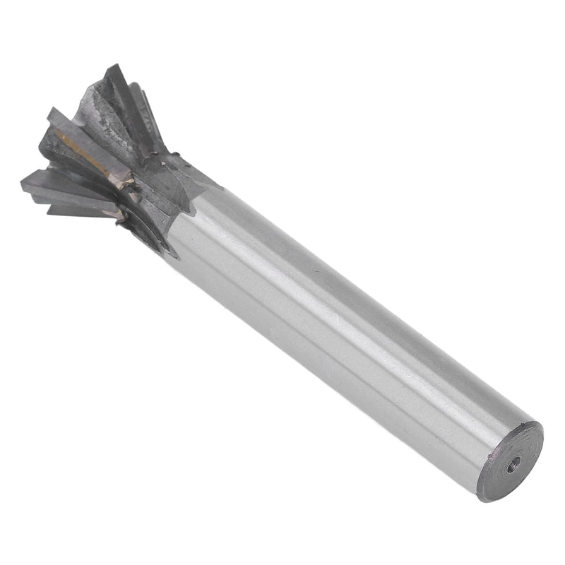 Dovetail Cutter 30mm 60 Degree Dovetail Cutter 6 Flute Carbide Slotting Milling Cutter Metalworking End Mill with Straight Shank 30mm / 1.2in