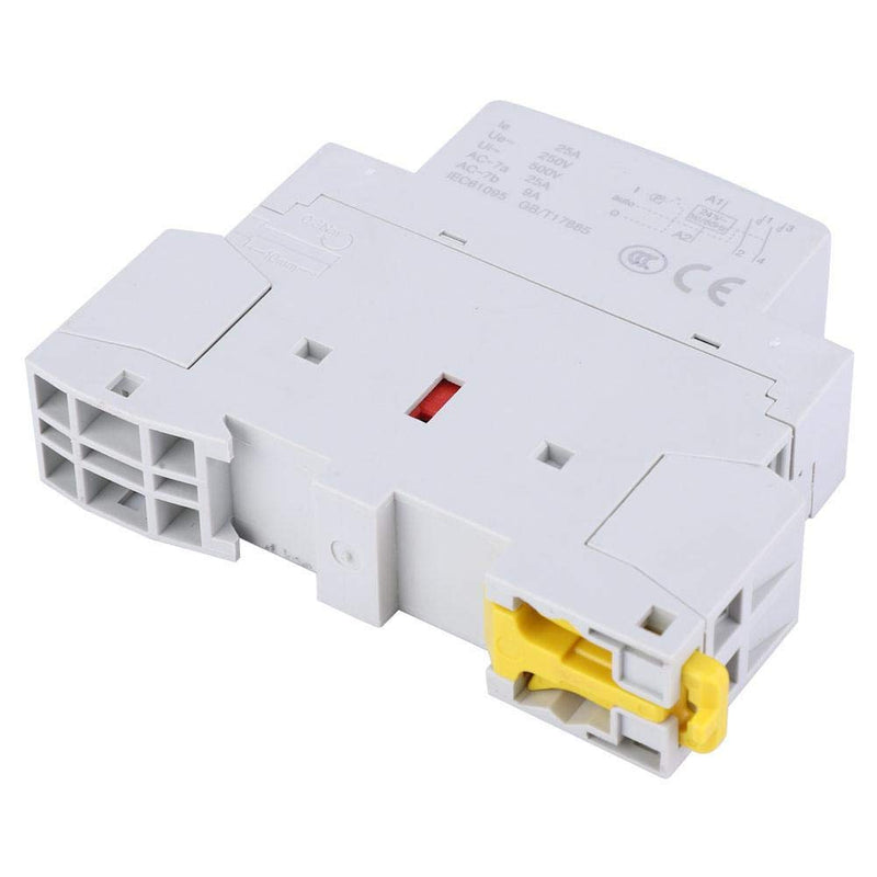 Household AC Contactor BCH8-25M 2P25A 24V Universal Motor Contactor with Manual Function 2NO Electrical Equipment Manual Control Motor Contactors