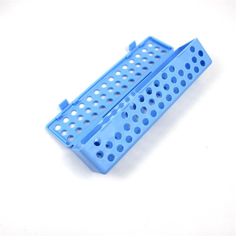 Dental Instrument Sterilizat Case Plastic Autoclavale Cassette Case, 5PCS Medical Surgical Instrument Disinfection Container Tray (Blue, 5PCS) Blue