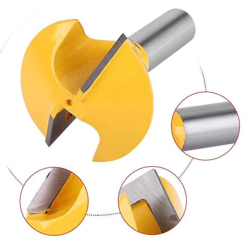 3pcs/Set Router Bit, 1/2" ShankBird's Mouth Glue Joint Woodworking Milling Cutter for Boxes Drawers Chests