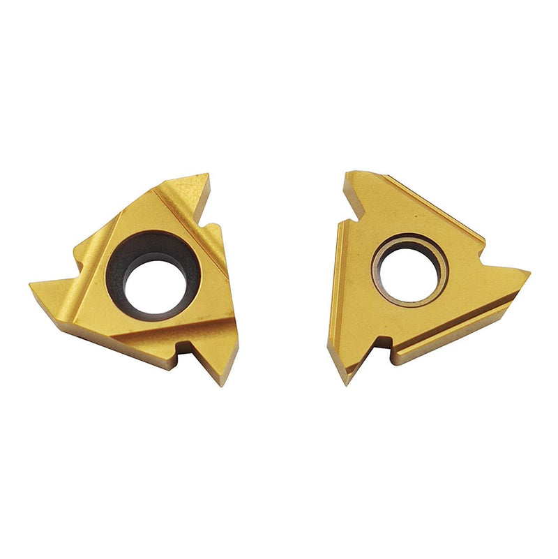10PCS 16ER AG60 / 16IR AG60 CNC Lathe Indexable Threading Carbide Insert Blade (16ER AG60)