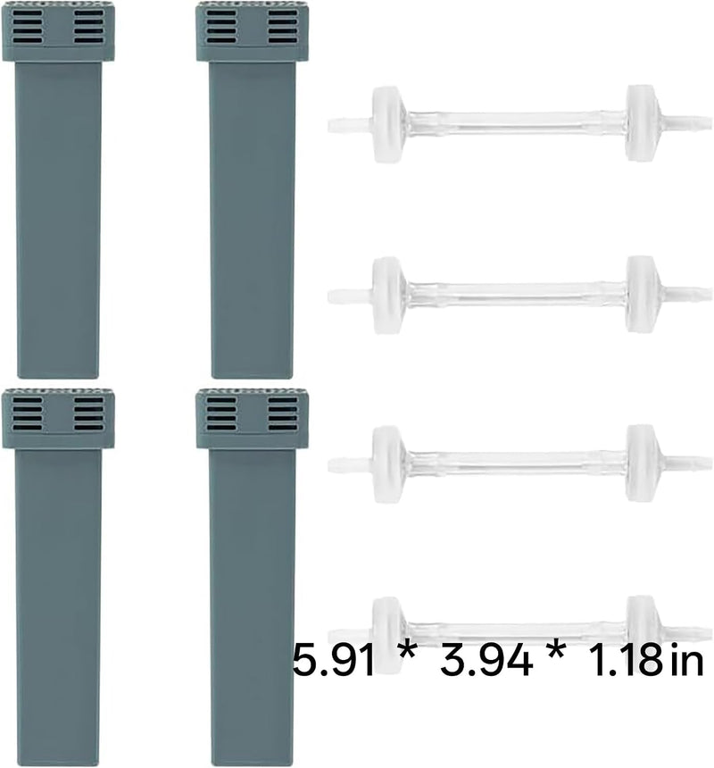 4Pack Replacement Filter Cartridge & Check Valve Maintenance Kit for Air Purifier