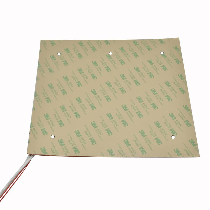 High Temperature 120V 235x235mm Ender 3 V2 Flexible Silicone Heater Heated Bed 5 Holes for Creality Ender 3 Pro 3S Ender 5 3D Printer with 4 Points Build Plate (Silicone 120V)