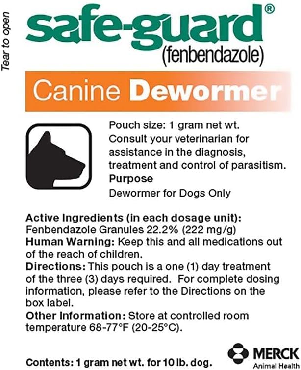 ThePetStop Safe-Guard Canine Dewormer 3 Dose x 1 Gram