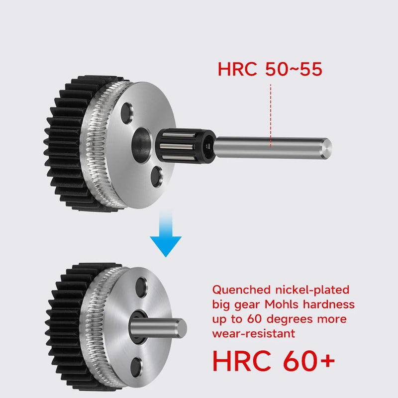 Ender3 Extruder for Ender3/ Ender3 V2/CR10/ CR10S 3D Printer Extruder HGX-LITE Reduction Gear Motor Ender3 V2 Direct Drive Upgrade Kit