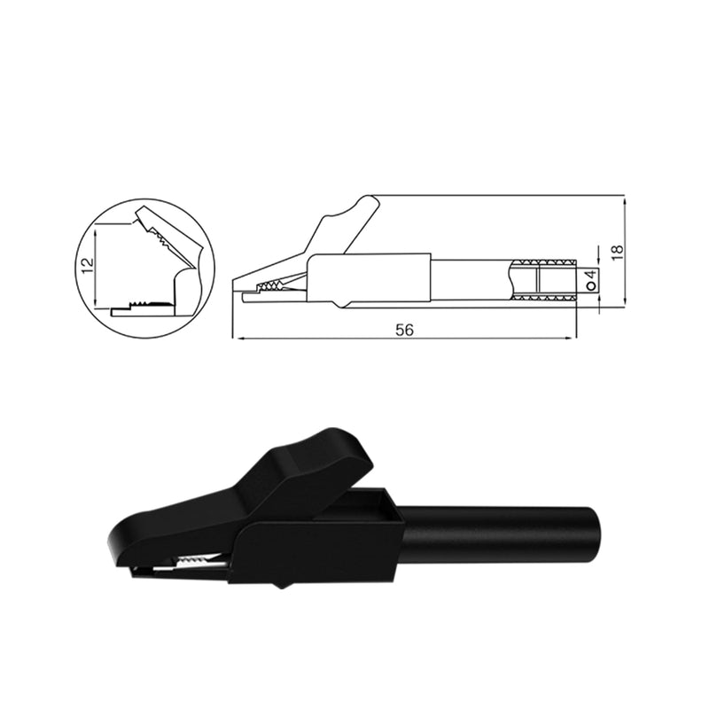 BNC Test Leads Set, Fully Insulated BNC to BNC, BNC to Banana Plug, Test Probes Kit, Alligator Clips and Test Clip/Hook Tools 10pcs 0092