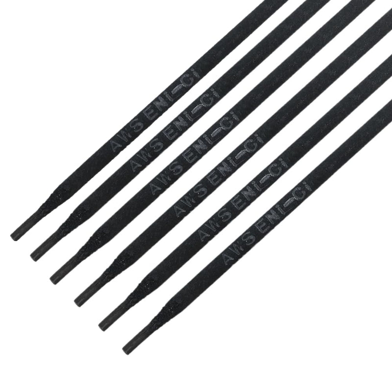 ENi-CI 99-Percent Nickle Cast Welding Electrode Rods 6pcs 12'' in length 3/32'' in diameter Pure Nickle Welding Stick (3/32'') 3/32'' 6PCS 1/4LB