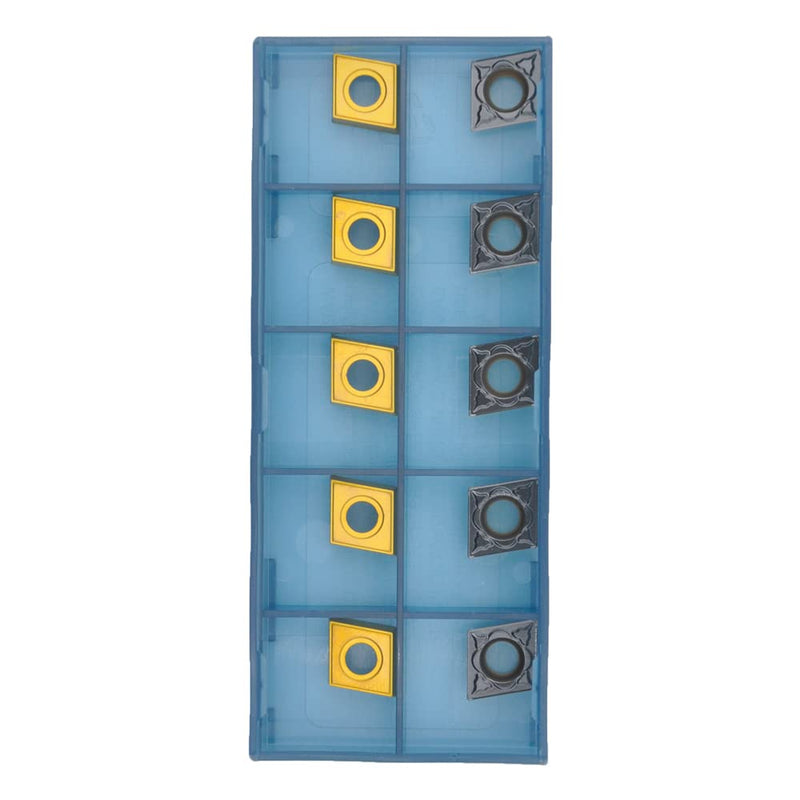 CNC Carbide Inserts CCMT 32.51 Ccmt09t304-MD for Metal Cutting Steel, Semi-Finishing chipbreaker for Turning Cutter, 10 PCS. - NewNest Australia