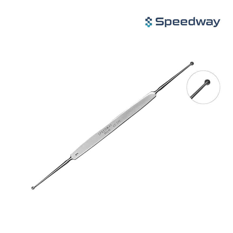 Chalazion Curette Double Ended Size 1 & 2, Stainless Steel, 132 mm