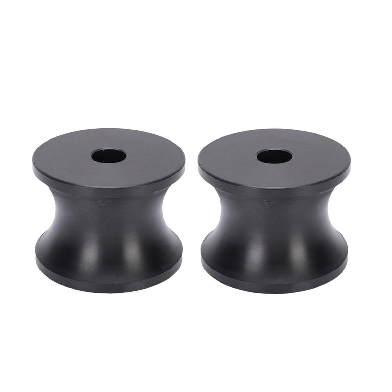 Fockety Boat Trailer Roller, 2 PCS Heavy Duty 2.4x1.77in Bow Stop Bell Roller Nylon Stop Boat Trailer Accessories Replacement for Yacht